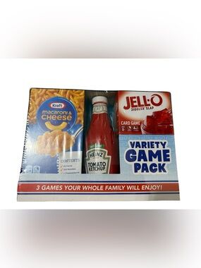 Kraft Heinz Jell-O Variety Game Pack Sealed Family Board Games